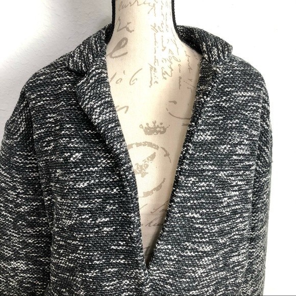 ANTHROPOLOGIE Elevenses Tweed Minka Coat Black S - Picture 8 of 14